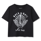 T-shirt coupe droite, NOIR, hi-res