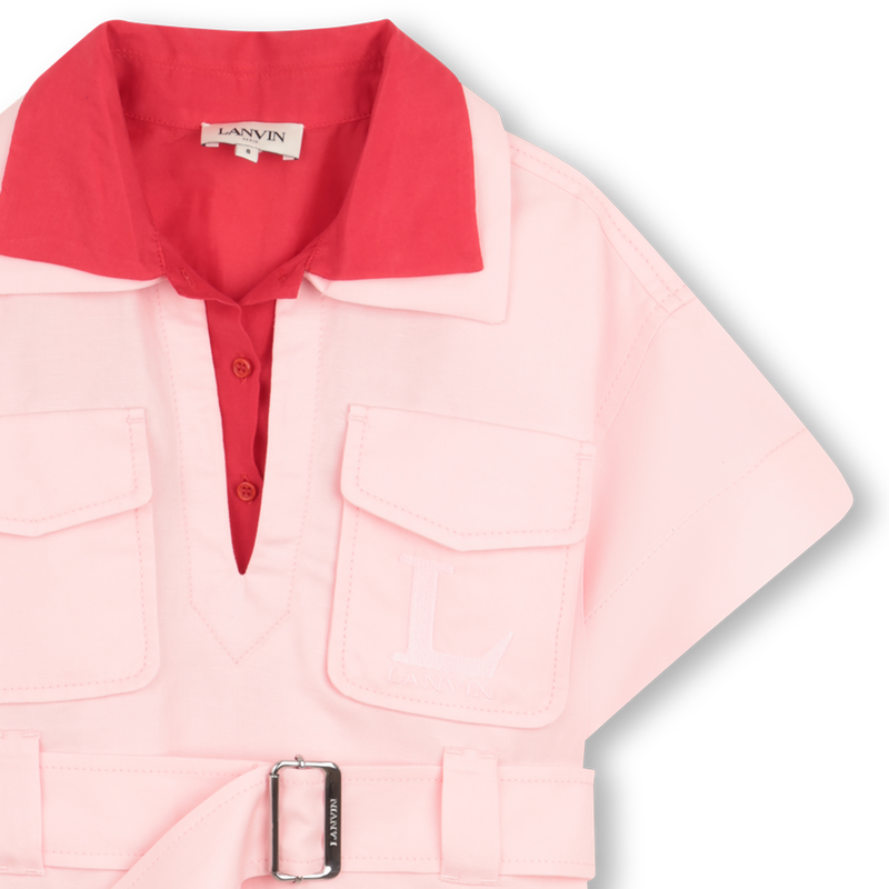 ROBE MANCHES COURTES LANVIN 
                        FILLE