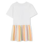 Jurk met glanzende print KENZO KIDS 
                    GIRL