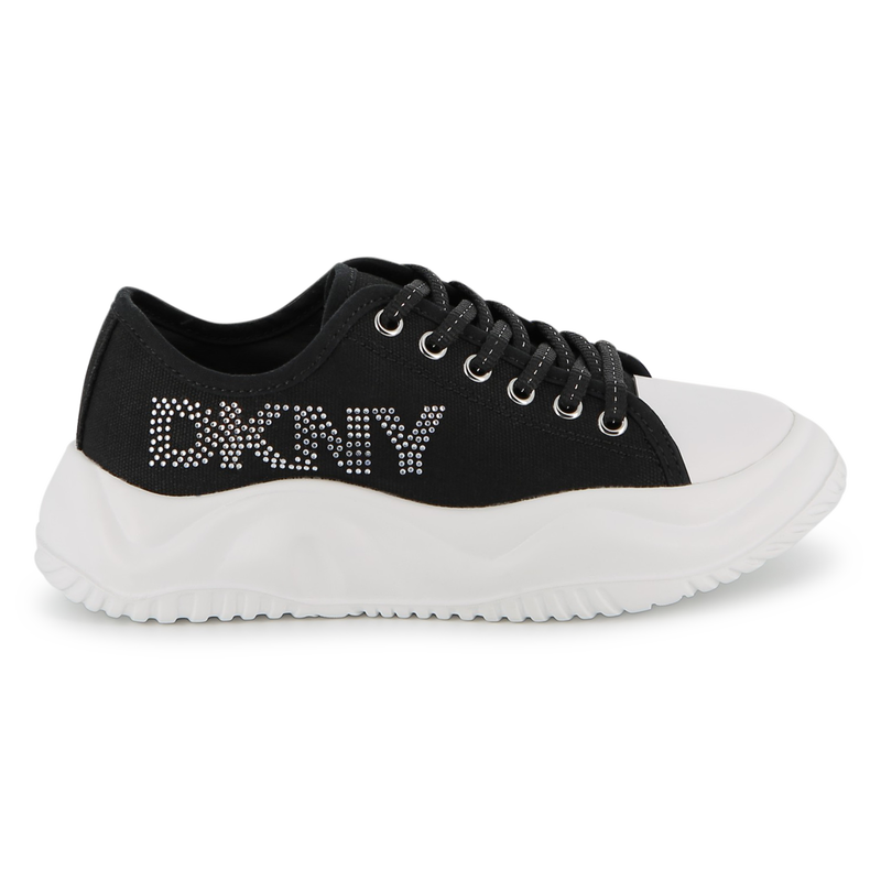 SNEAKERS MET VETERS DKNY 
                        GIRL