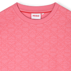 Robe en molleton gratt&eacute; HUGO 
                    FILLE