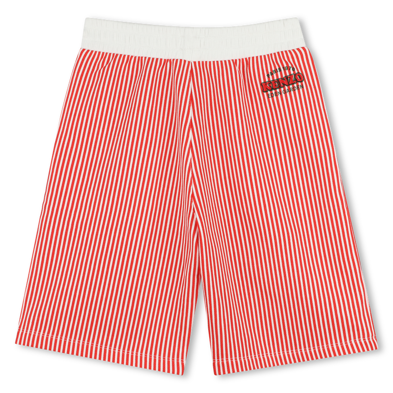 Bermuda en coton ray&eacute; KENZO KIDS 
                        GARCON