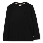 T-shirt met lange mouwen, ZWART, hi-res