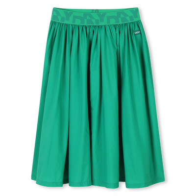 Jupe midi &agrave; taille &eacute;lastiqu&eacute;e DKNY FILLE