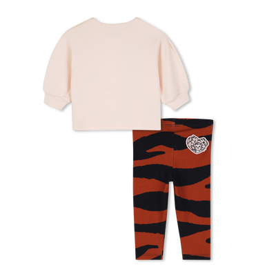 Ensemble tee-shirt et legging KENZO KIDS FILLE
