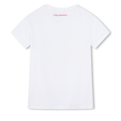 T-shirt met lovertjes KARL LAGERFELD KIDS GIRL