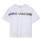 T-shirt met korte mouwen, WIT, hi-res