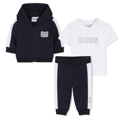 ENSEMBLE CARDIGAN + PANTALON + T-SHIRT BOSS GARCON