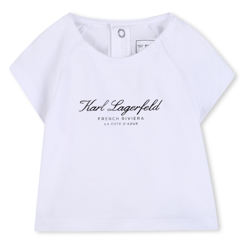 ENSEMBLE T-SHIRT ET JUPE KARL LAGERFELD KIDS 
                        FILLE