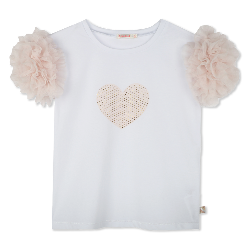 T-shirt de c&eacute;r&eacute;monie &agrave; volants BILLIEBLUSH 
                        FILLE