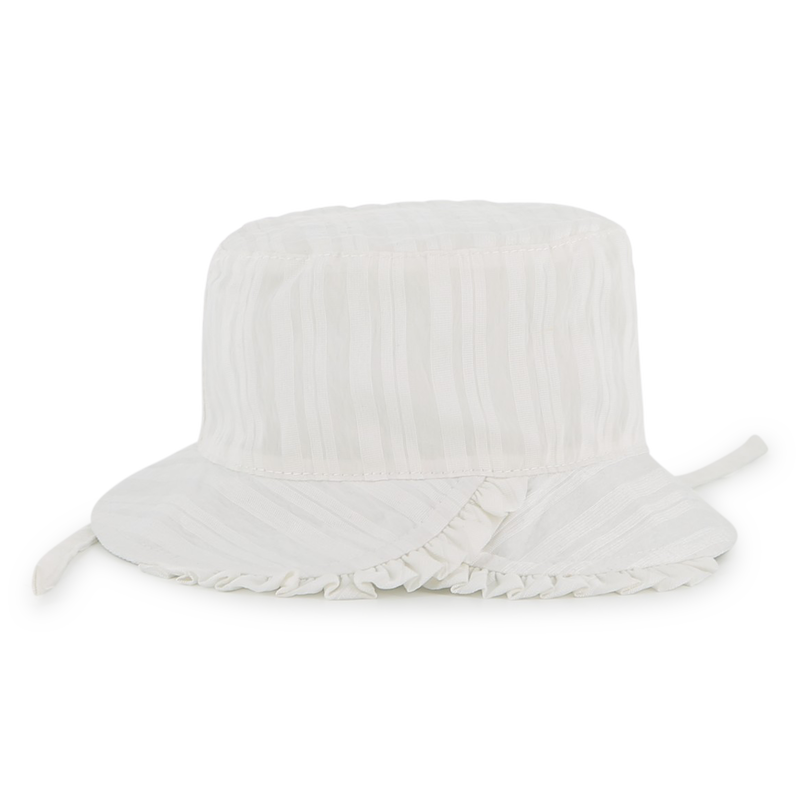 CHAPEAU AVEC LIENS BOSS 
                        FILLE