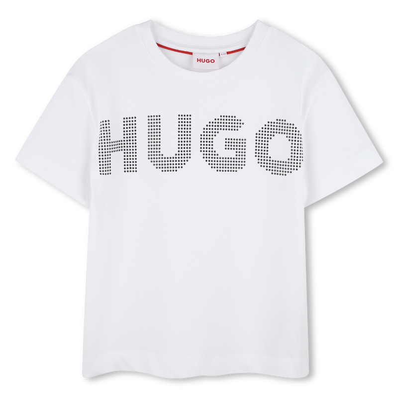 T-shirt sigle clout&eacute; HUGO 
                        FILLE