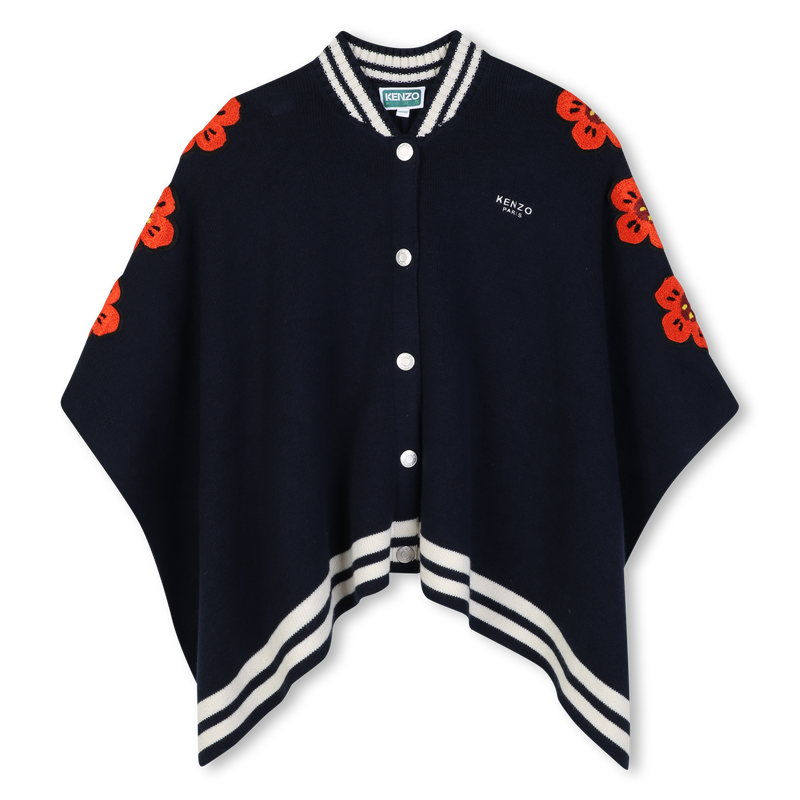 Cape en tricot KENZO KIDS 
                        FILLE
