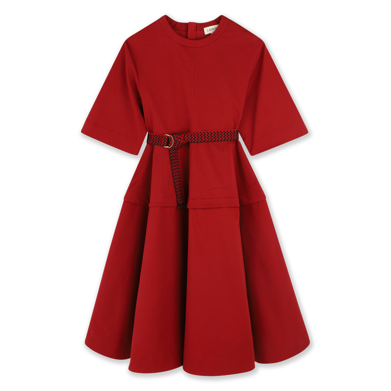 Robe longue en coton LANVIN 
                        FILLE