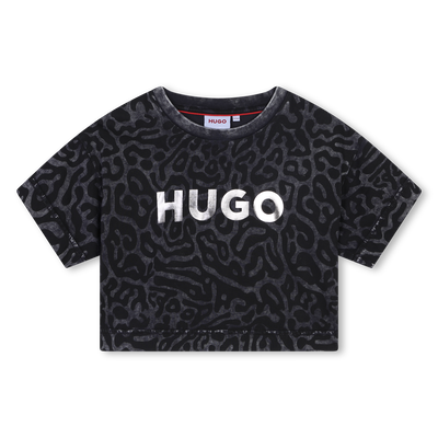 T-shirt imprim&eacute; HUGO FILLE