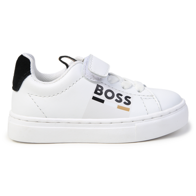 Leren sneakers met klittenband BOSS BOY