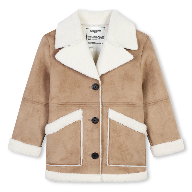 Manteau &agrave; boutons ZADIG & VOLTAIRE 
                        FILLE