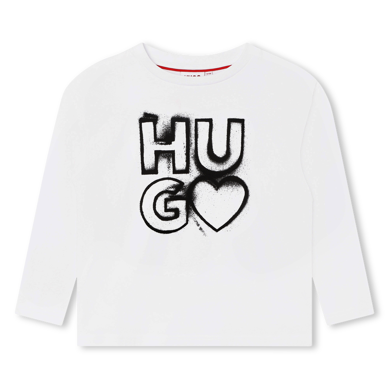 T-shirt met lange mouwen HUGO 
                        GIRL