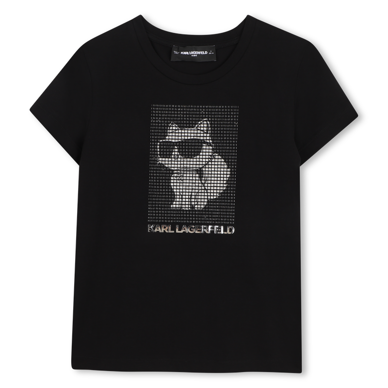 T-SHIRT MET KORTE MOUWEN KARL LAGERFELD KIDS 
                        GIRL