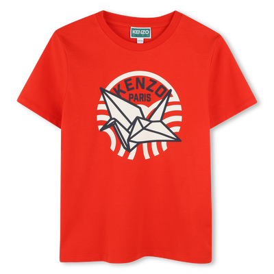 Katoenen T-shirt, korte mouwen KENZO KIDS UNISEX