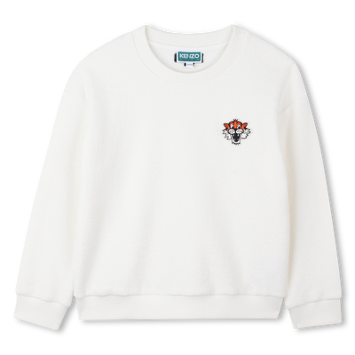 Fleece sweatshirt met badstof look KENZO KIDS BOY