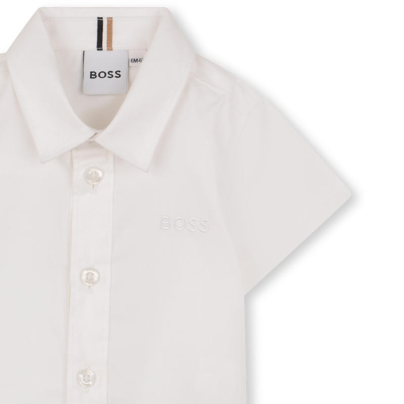 CHEMISE MANCHES COURTES BOSS 
                        GARCON