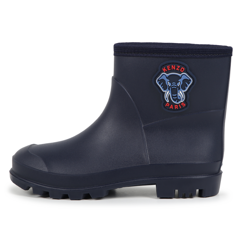 Bottes de pluie badge &eacute;l&eacute;phant KENZO KIDS 
                        UNISEXE