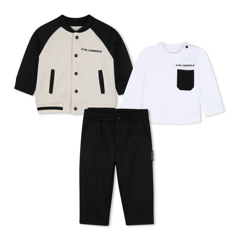 Joggingoutfit KARL LAGERFELD KIDS 
                        JONGEN