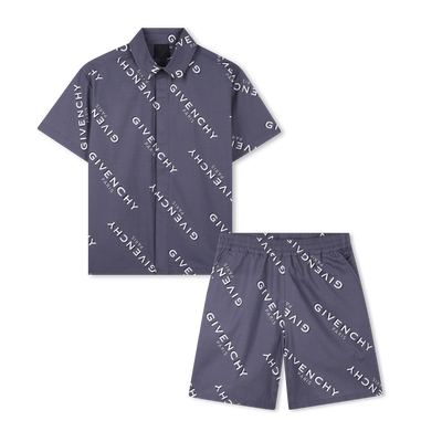 SHIRT EN KORTE BROEK SET GIVENCHY BOY