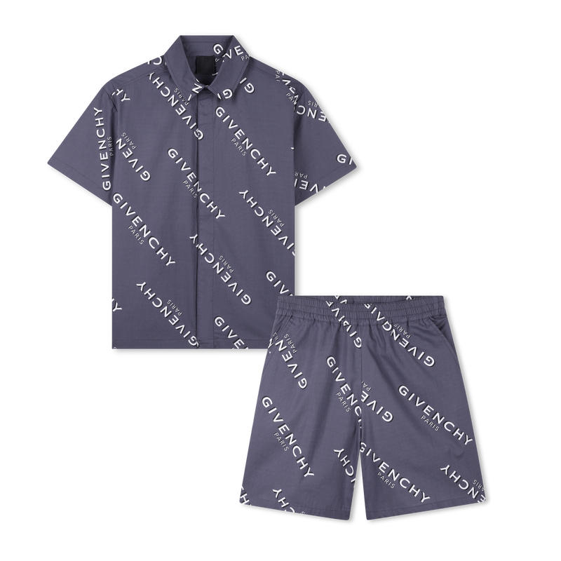 SHIRT EN KORTE BROEK SET GIVENCHY 
                        BOY