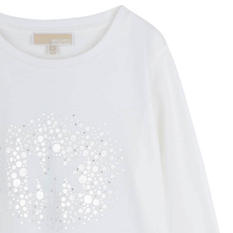 T-SHIRT MET LANGE MOUWEN MICHAEL KORS 
                        GIRL