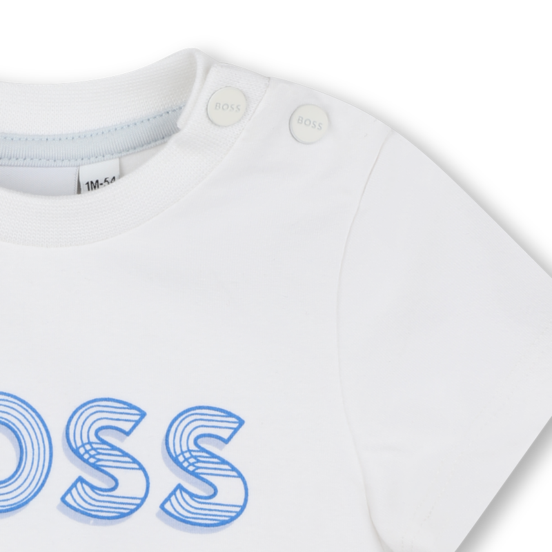T-shirt met logoprint BOSS 
                        BOY