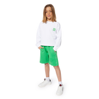 Fleece joggingbermuda HUGO 
                    BOY