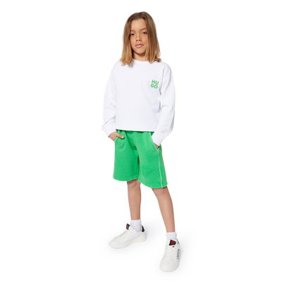 Bermuda de jogging en molleton HUGO GARCON