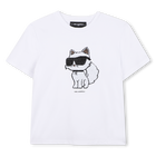 T-shirt met korte mouwen KARL LAGERFELD KIDS 
                    GIRL