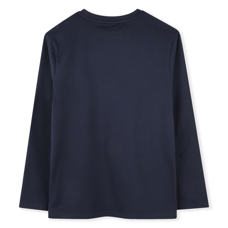 T-SHIRT MET LANGE MOUWEN BOSS 
                        BOY