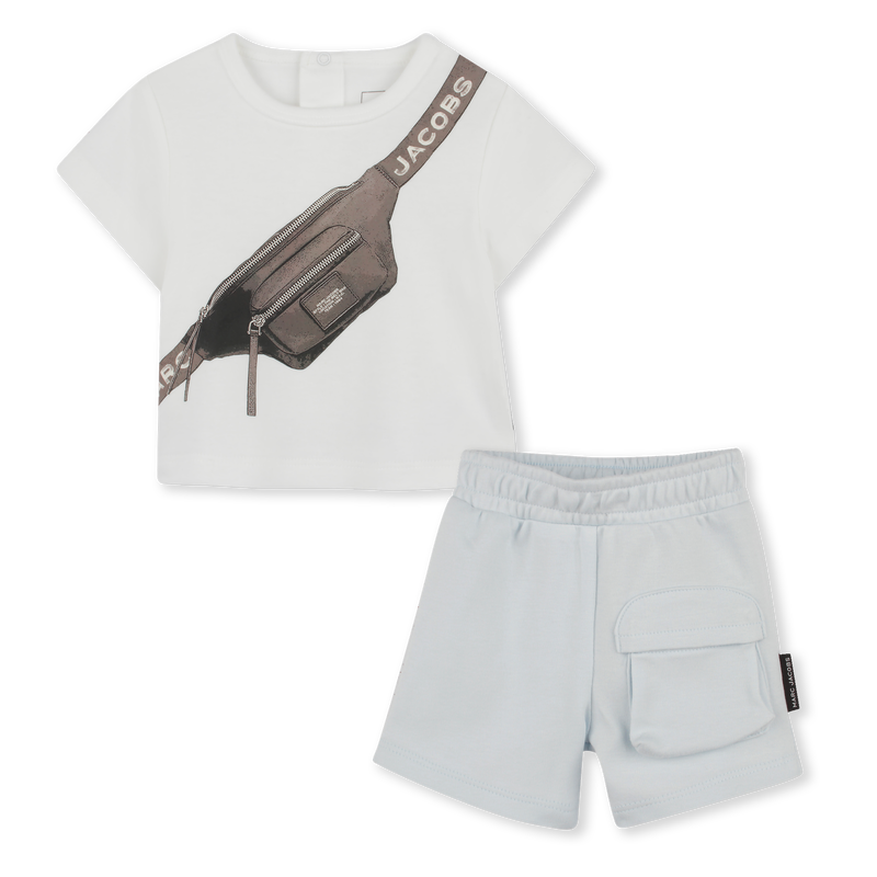 T-shirt et short en coton MARC JACOBS 
                        UNISEXE