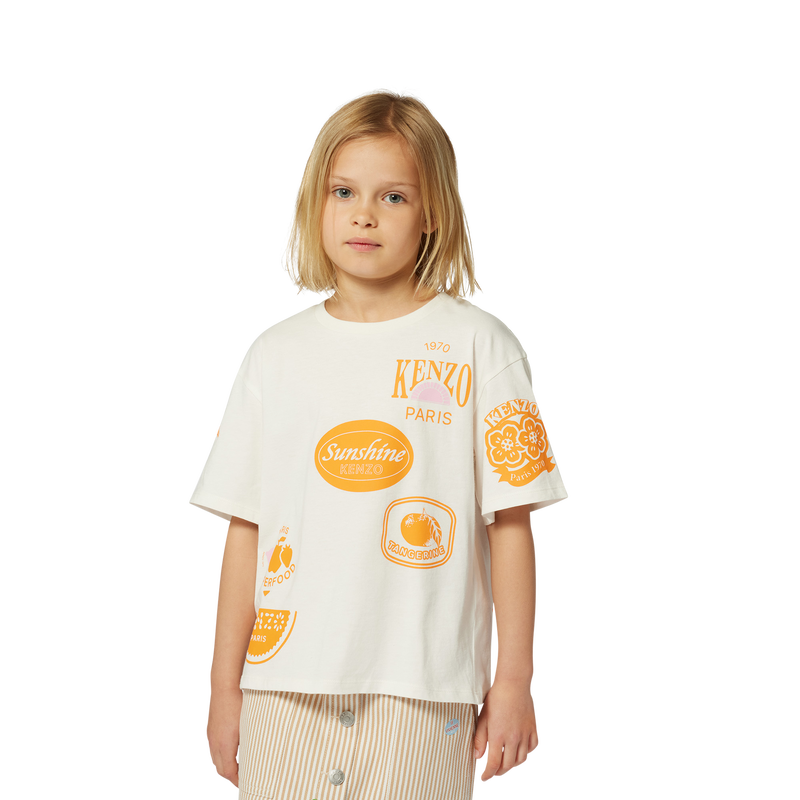 T-shirt &agrave; manches courtes KENZO KIDS 
                        FILLE