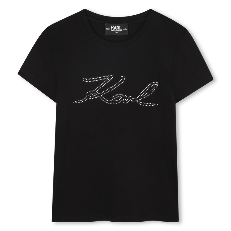 T-shirt met korte mouwen KARL LAGERFELD KIDS 
                        GIRL