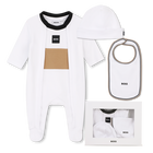 Ensemble pyjama, bonnet et bavoir BOSS 
                    GARCON