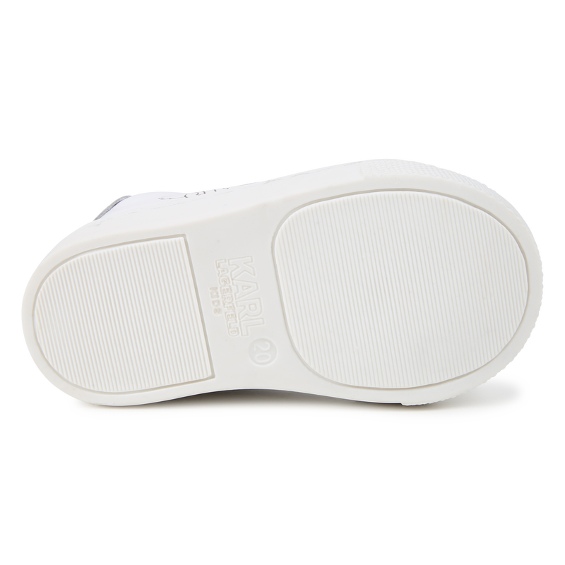 Lage lederen sneakers KARL LAGERFELD KIDS 
                        UNISEX