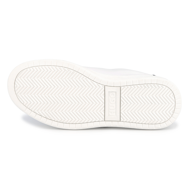 Leren sneakers met veters HUGO 
                        BOY