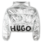 Doudoune courte r&eacute;versible HUGO 
                    FILLE
