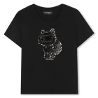 T-shirt &agrave; manches courtes KARL LAGERFELD KIDS 
                    FILLE