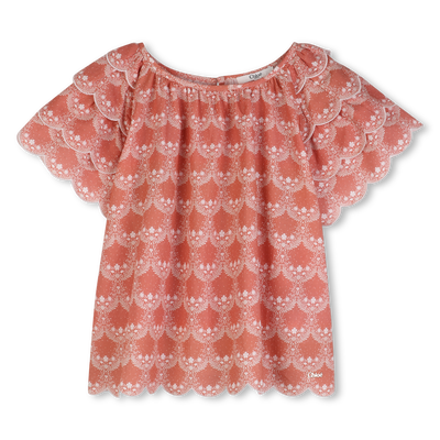 BLOUSE MANCHES BALLON CHLOE FILLE