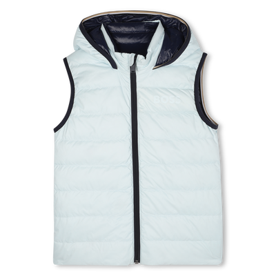 Gewatteerd jack met capuchon in flanne-effect BOSS BOY