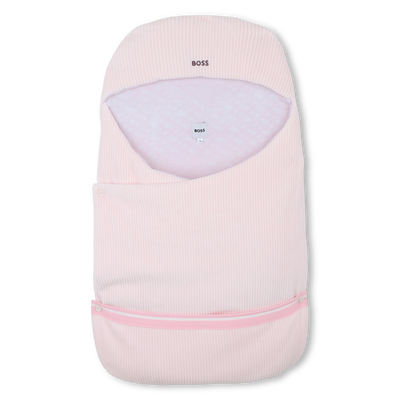 Nid d'ange en velours ray&eacute; BOSS UNISEXE