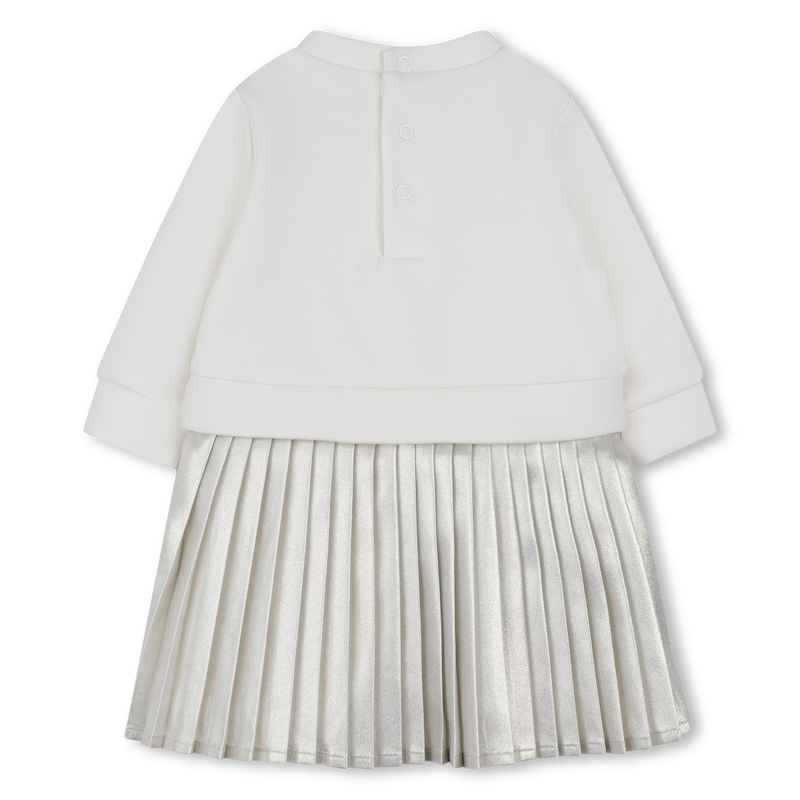 Robe manches longues bi-matières MICHAEL KORS 
                        FILLE