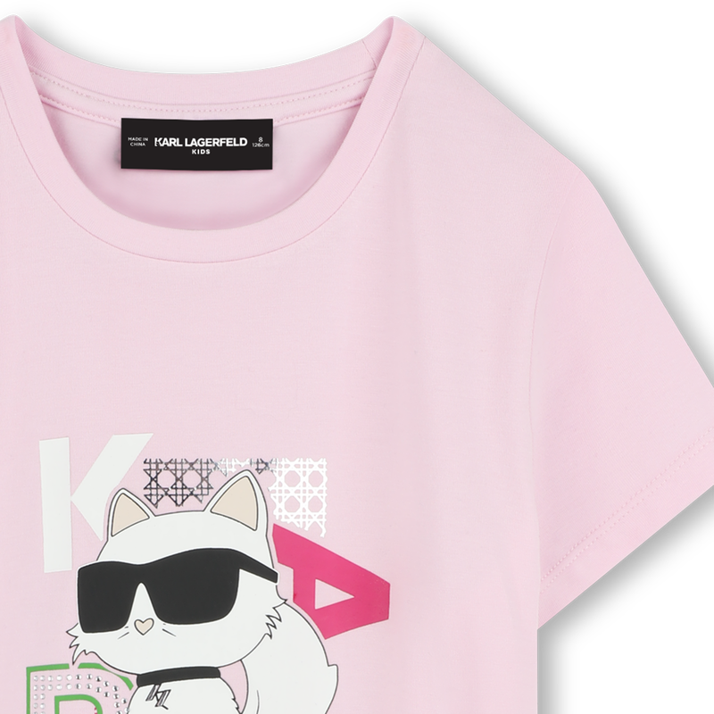 T-SHIRT KORTE MOUWEN KARL LAGERFELD KIDS 
                        GIRL