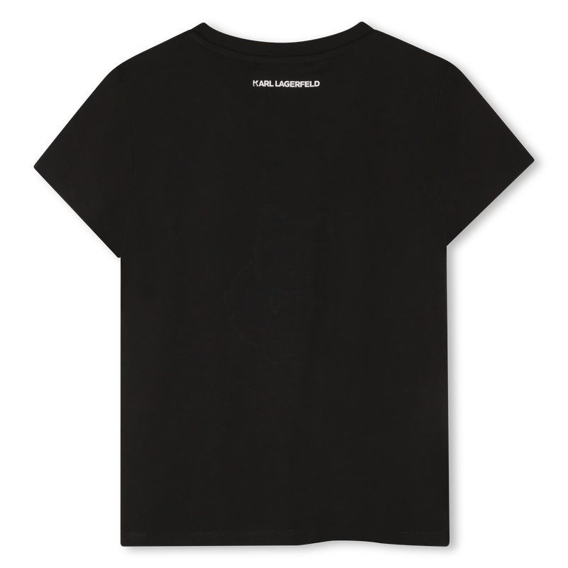 T-shirt met korte mouwen KARL LAGERFELD KIDS 
                        GIRL